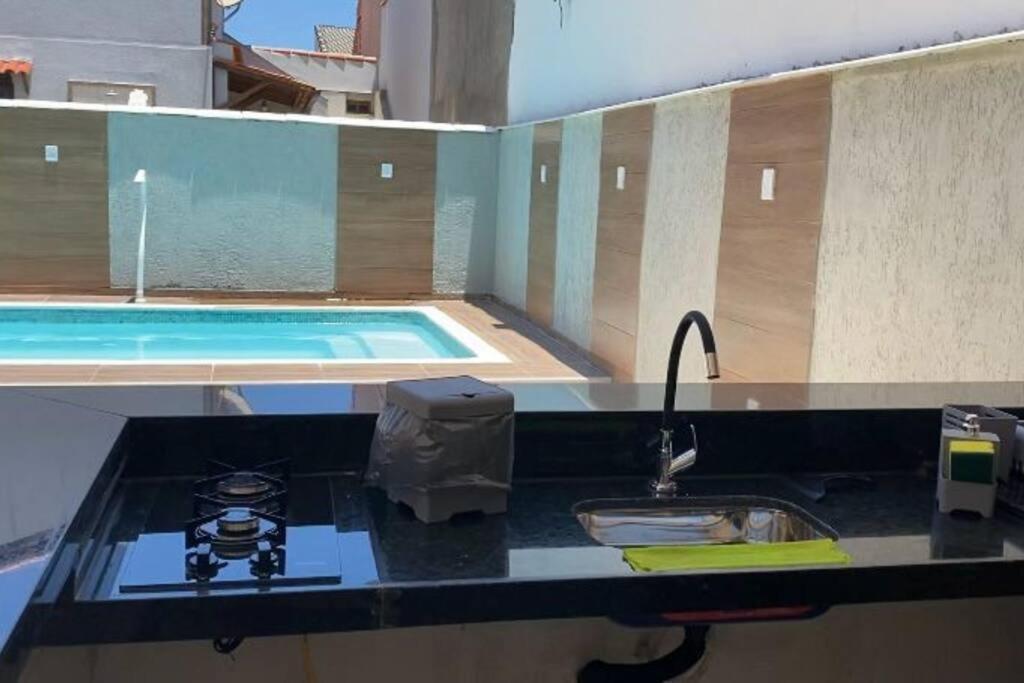 Casa Com Piscina, Grande E Espacosa No Condominio Dos Passaros Cabo Frio Exterior foto